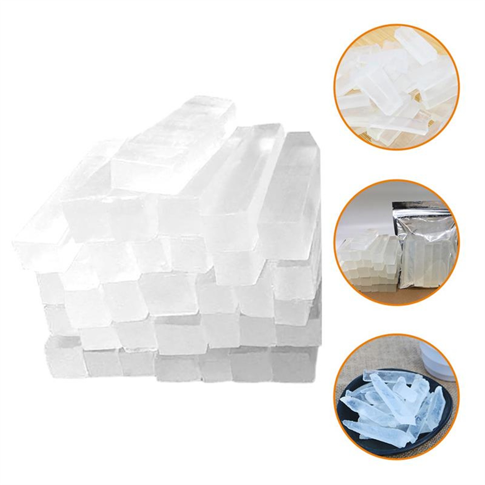 Soap Making Glycerin Base - สบู่กลีเซอรีนใส 250 กรัม สำหรับทำสบู่ออร์แกนิค DIY อุปกรณ์ทำสบู่ทำมือ