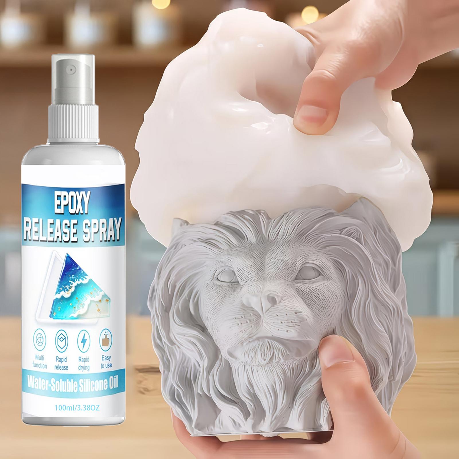 Soap Making Ideas - สเปรย์ซิลิโคนสำหรับปลดแม่พิมพ์ สเปรย์อีพ็อกซี่สำหรับปลดแม่พิมพ์ แห้งเร็ว ไม่ติดแม่พิมพ์ ช่วยยืดอายุการใช้งานแม่พิมพ์ ทำความสะอาดง่าย