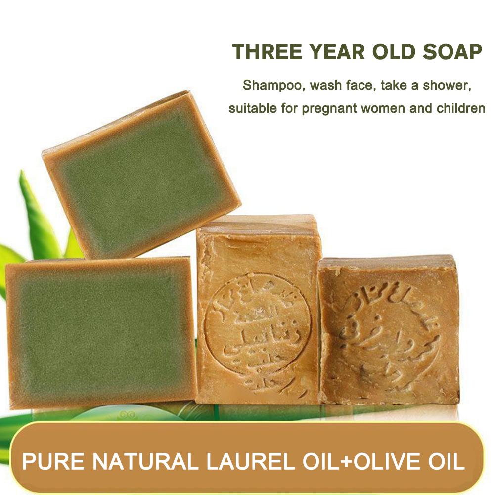 Castor Oil Soap - สบู่น้ํามันมะกอก Handcrafted Facial Body Cleanser สําหรับผู้หญิง/ผู้ชาย,แชมพูบาร์ธรรมชาติ,ควบคุมน้ํามัน