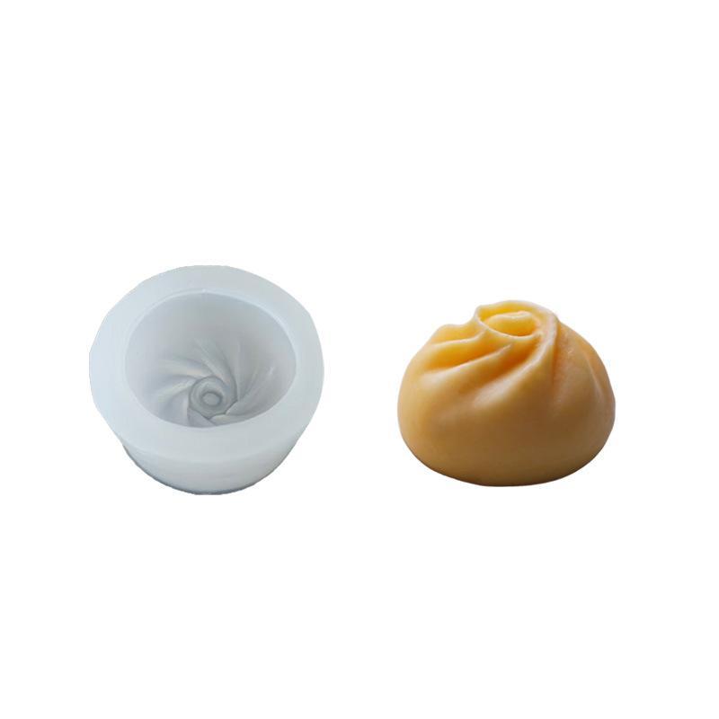 Soap Making Gifts - แม่พิมพ์ซิลิโคนรูปเกี๊ยว 3D น่ารัก ถอดออกง่าย ปลอดสารพิษ สำหรับงาน