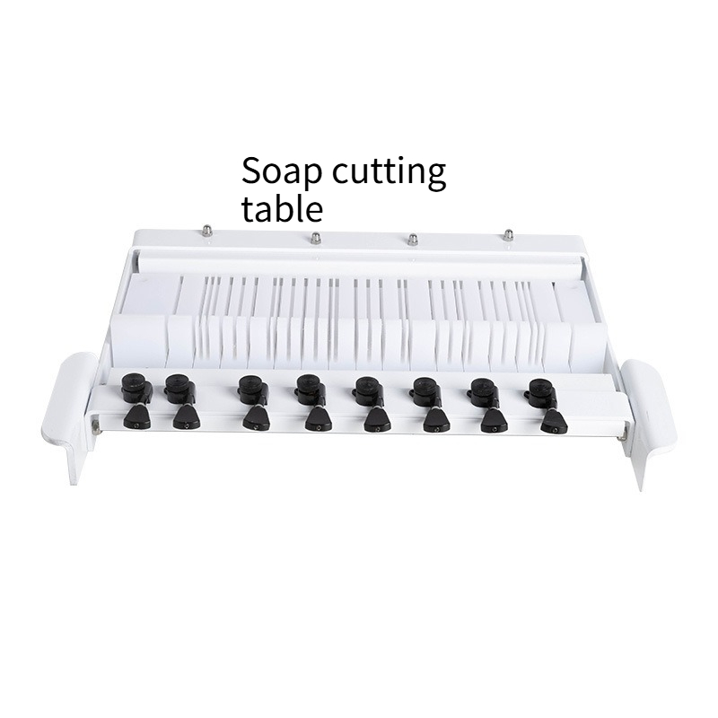 Soap Making Homemade - เครื่องตัดสบู่แบบลวดหลายเส้น ปรับระดับได้ สำหรับตัดก้อนสบู่แบบโคลด์โพรเซส พร้อมฐานไม้ สำหรับทำสบู่เองที่บ้าน