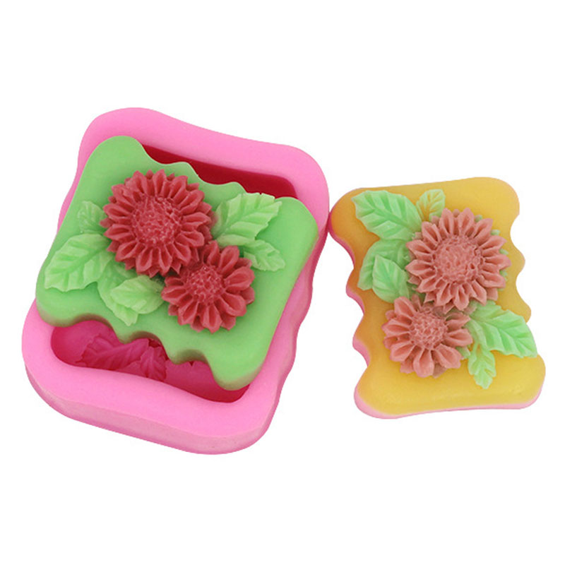 3D สแควร์ดอกไม้ซิลิโคนสบู่แม่พ - Soap Making Homemade บทวิจารณ์และราคา