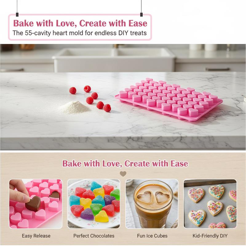 แม่พิมพ์เค้กซิลิโคนรูปหัวใจ 55 - Natural Making Soap บทวิจารณ์และราคา