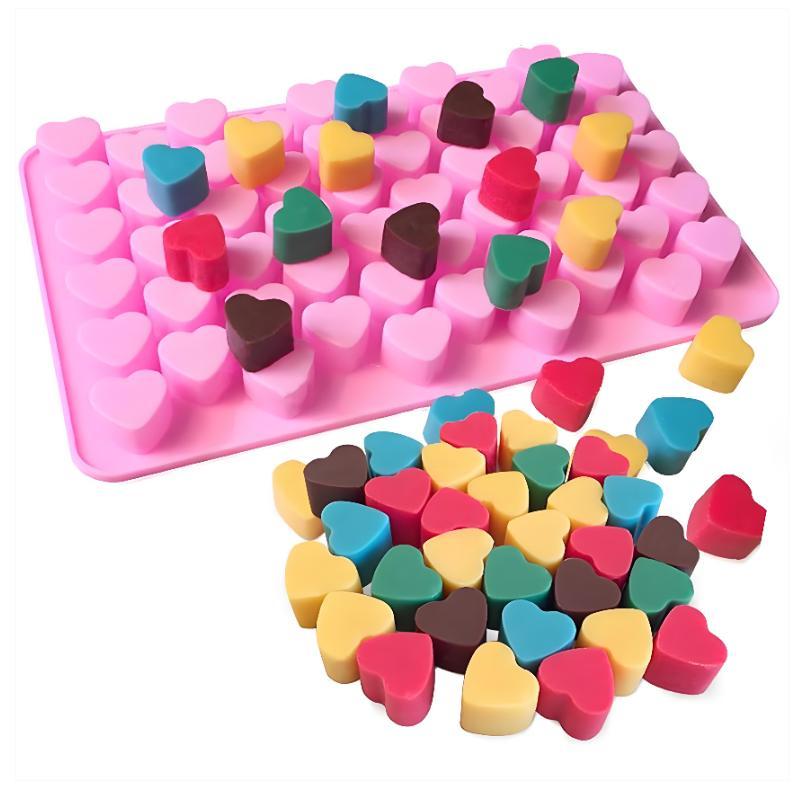 แม่พิมพ์เค้กซิลิโคนรูปหัวใจ 55 - Natural Making Soap บทวิจารณ์และราคา