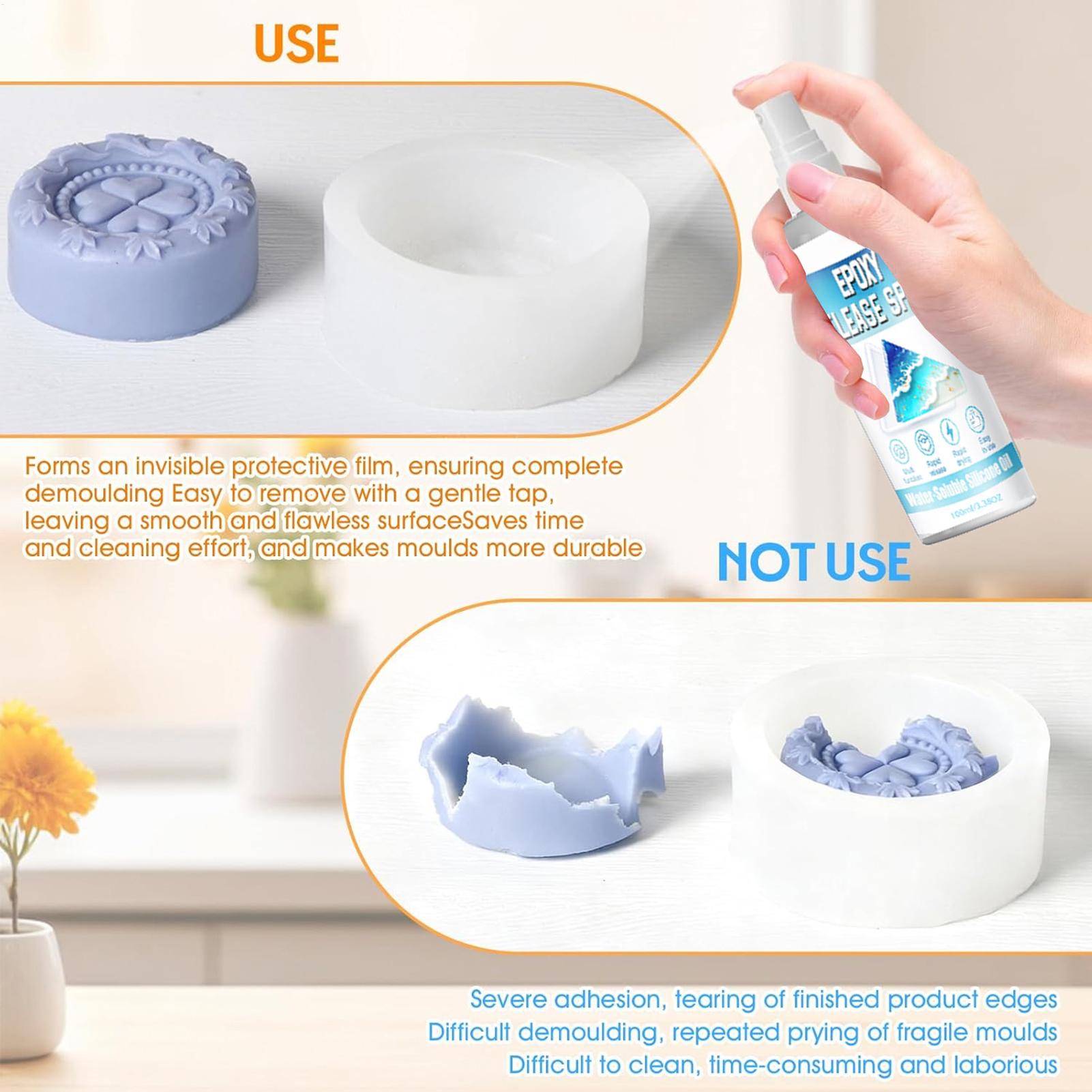 สเปรย์ซิลิโคนสำหรับปลดแม่พิมพ์ - Soap Making Ideas บทวิจารณ์และราคา