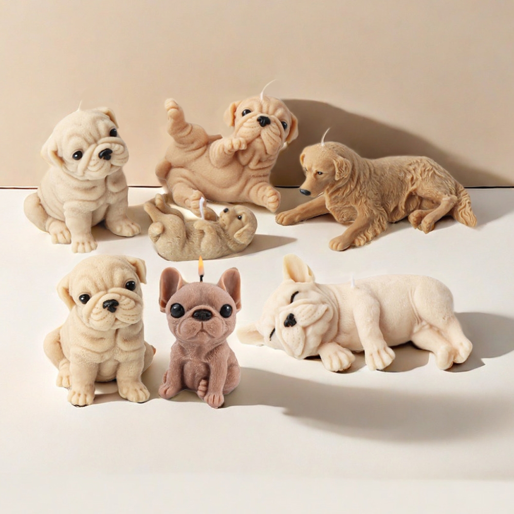 3D สุนัขซิลิโคนเทียนแม่พิมพ์ S - Soap Making Ideas บทวิจารณ์และราคา