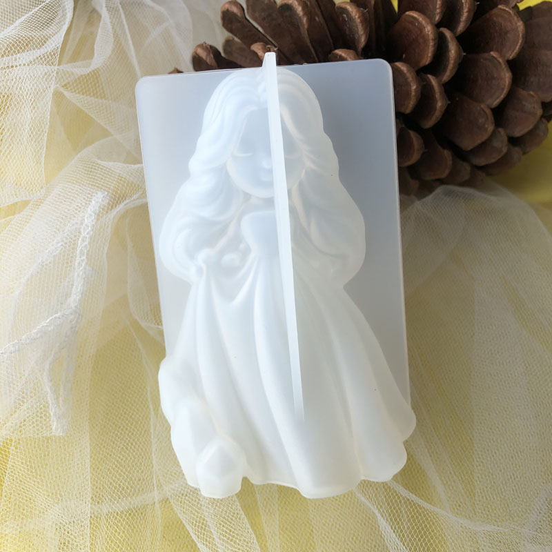 3D น่ารักเจ้าหญิงซิลิโคนเทียนแ - Natural Making Soap บทวิจารณ์และราคา
