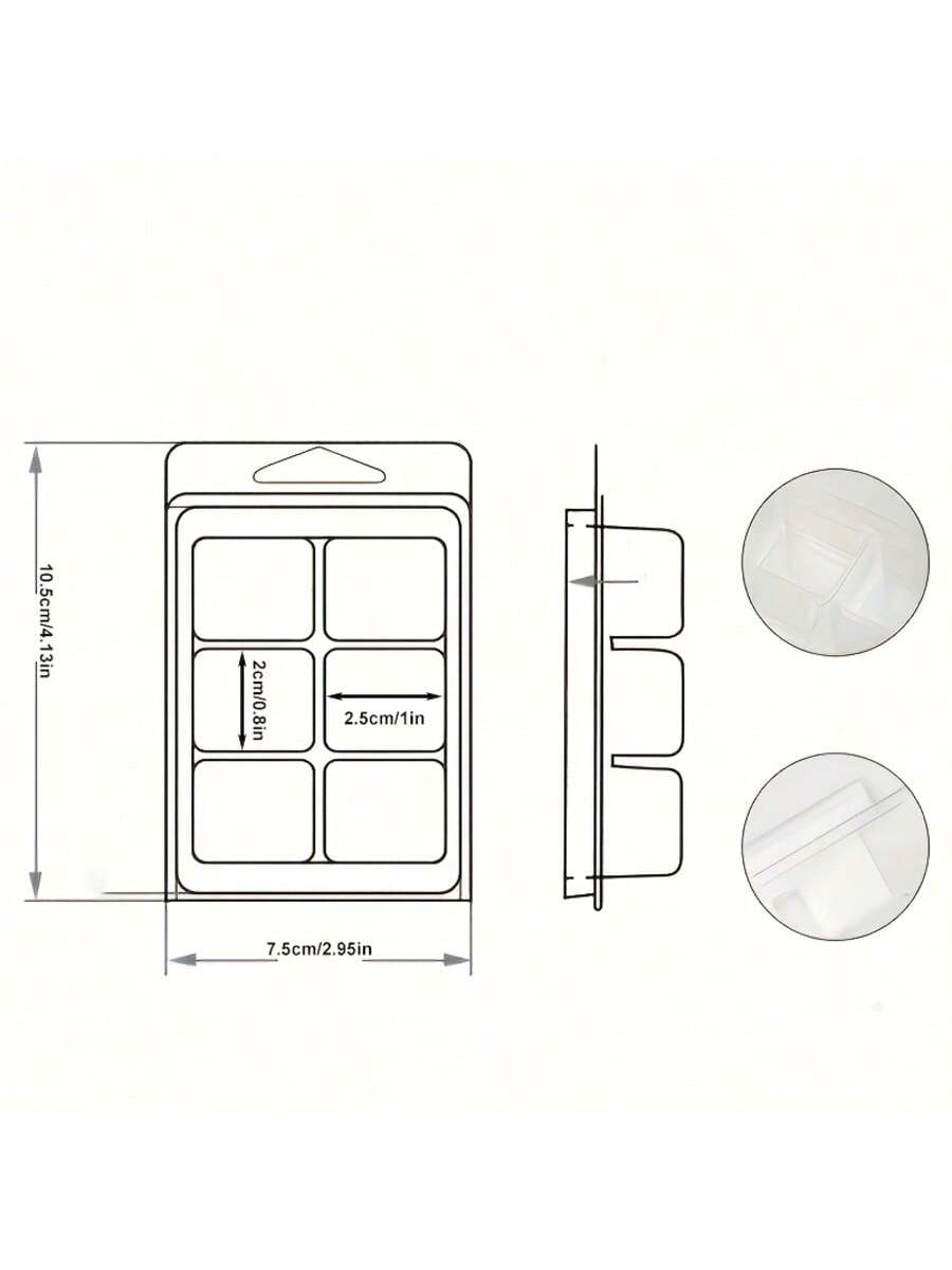 ถาดพลาสติกใสทรงสี่เหลี่ยม 6 หล - Soap Making Ideas บทวิจารณ์และราคา