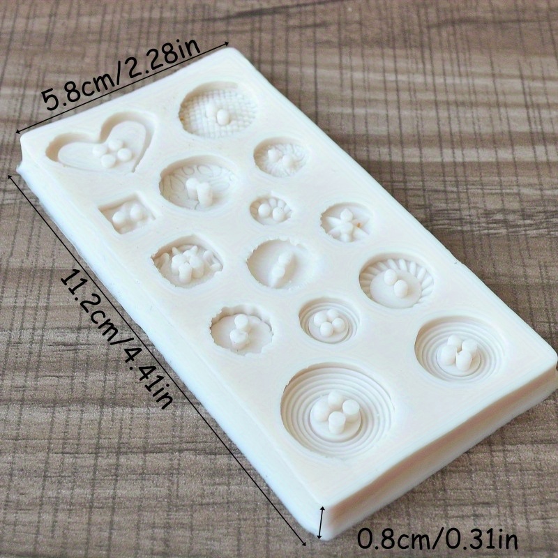 แม่พิมพ์ซิลิโคนรูปทรงกระดุม แม - Natural Making Soap บทวิจารณ์และราคา