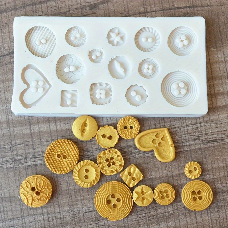 แม่พิมพ์ซิลิโคนรูปทรงกระดุม แม - Natural Making Soap บทวิจารณ์และราคา