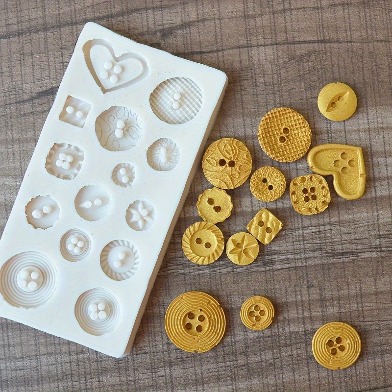 แม่พิมพ์ซิลิโคนรูปทรงกระดุม แม - Natural Making Soap บทวิจารณ์และราคา