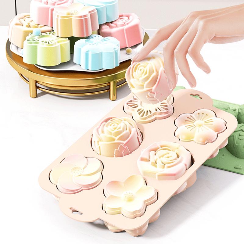 แม่พิมพ์ซิลิโคนรูปดอกไม้ SU, 6 - Soap Making Homemade บทวิจารณ์และราคา