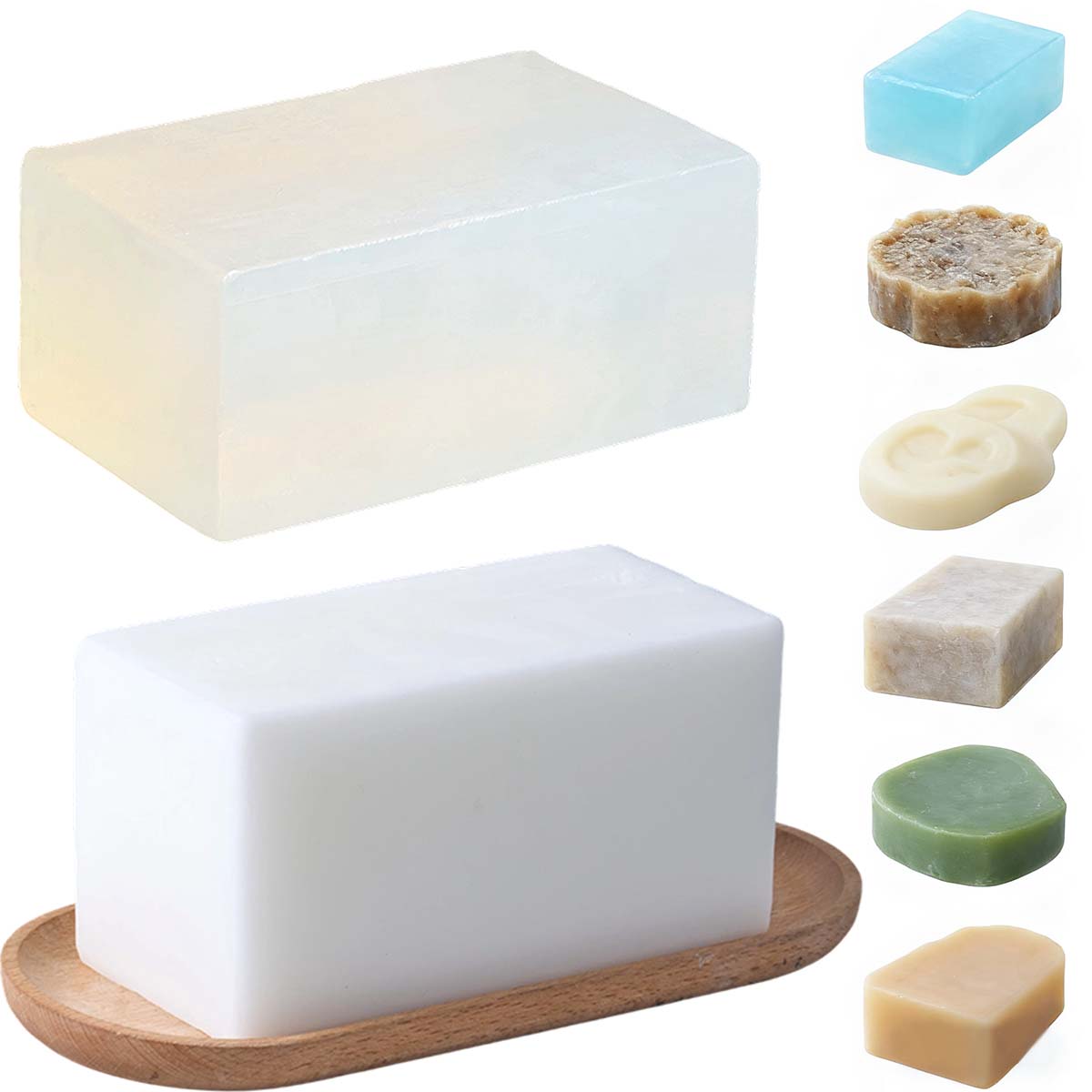เบสสบู่กลีเซอรีน 1000 กรัม สำห - Soap Making Glycerin Base บทวิจารณ์และราคา