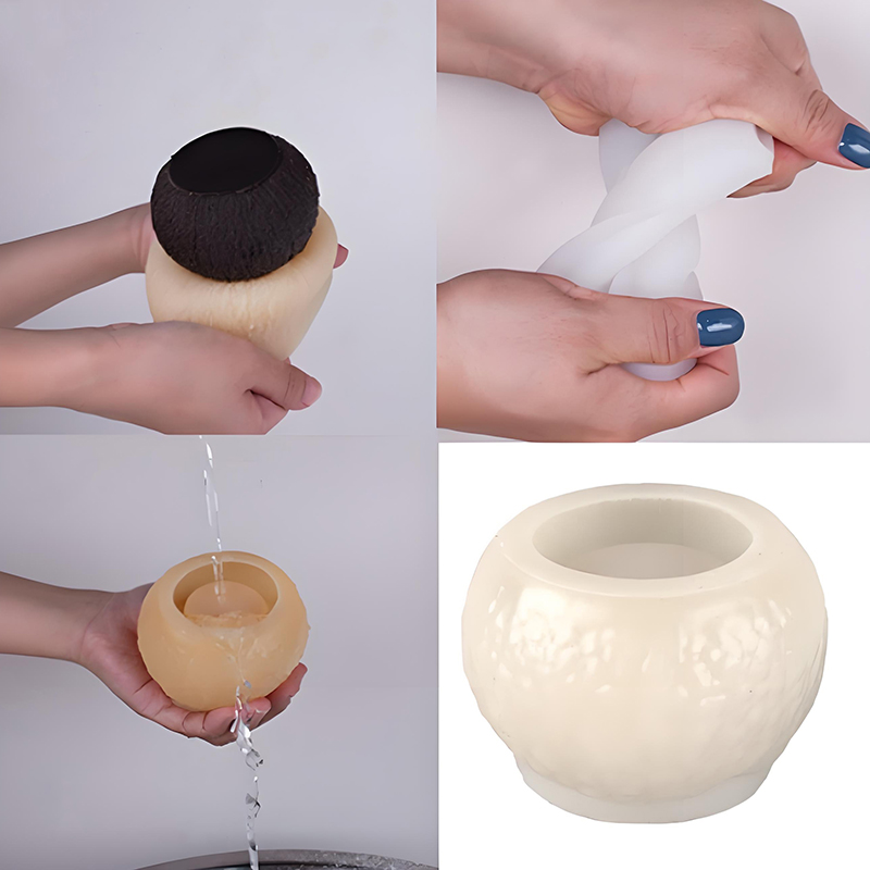 แม่พิมพ์ซิลิโคนรูปมะพร้าว 3 มิ - Natural Making Soap บทวิจารณ์และราคา