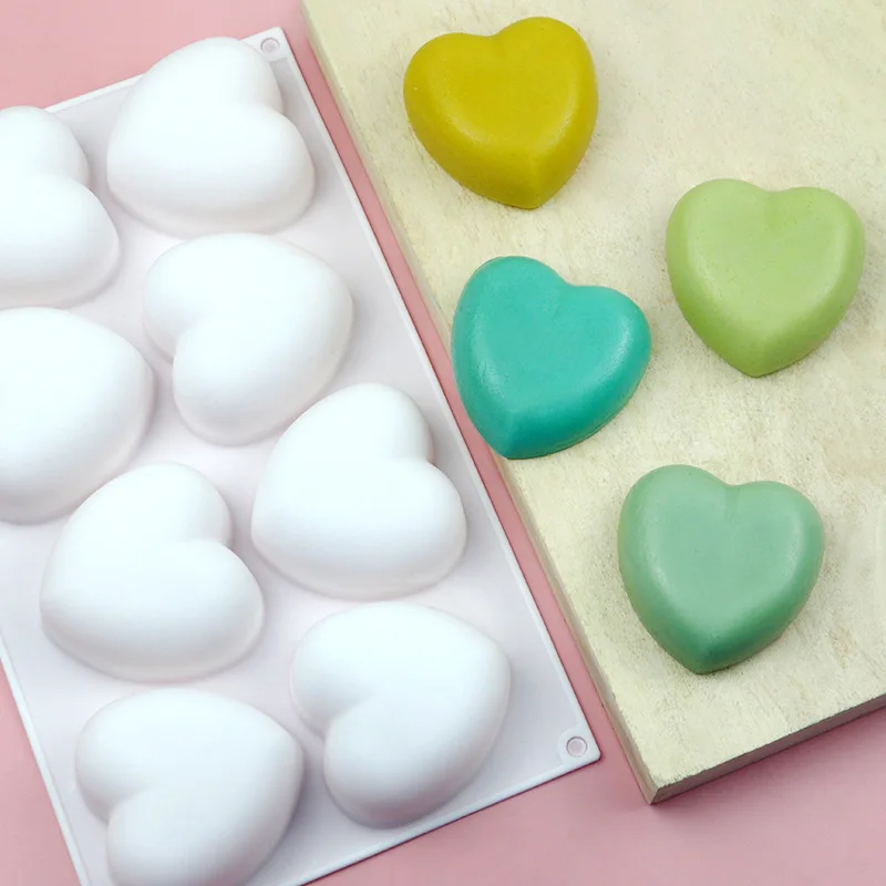 Love Heart ซิลิโคนสบู่แม่พิมพ์ - Soap Making Ideas บทวิจารณ์และราคา