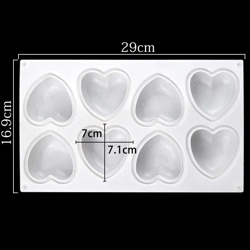 Love Heart ซิลิโคนสบู่แม่พิมพ์ - Soap Making Ideas บทวิจารณ์และราคา