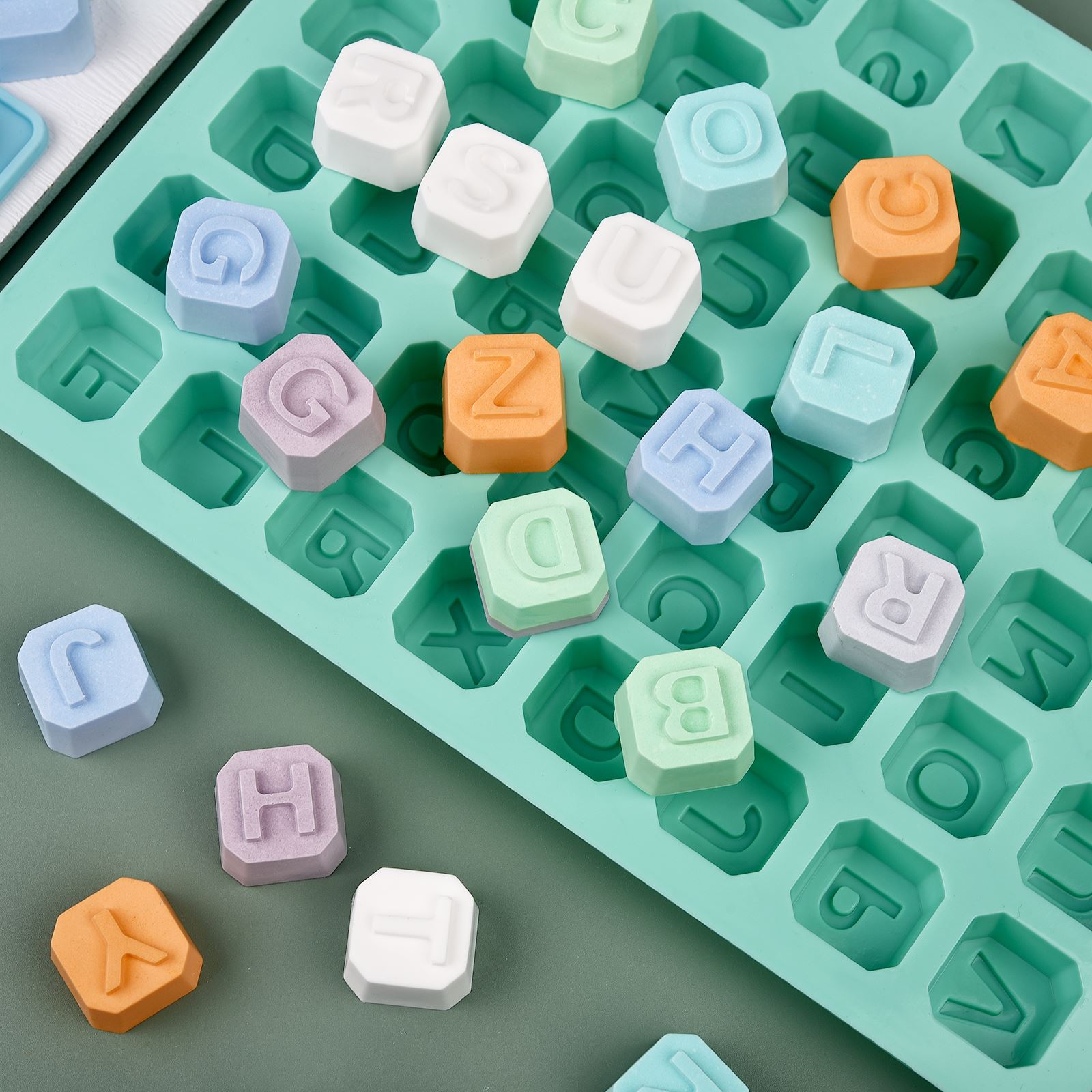 48 ตัวอักษร Enghish ตัวอักษรตั - Natural Making Soap บทวิจารณ์และราคา