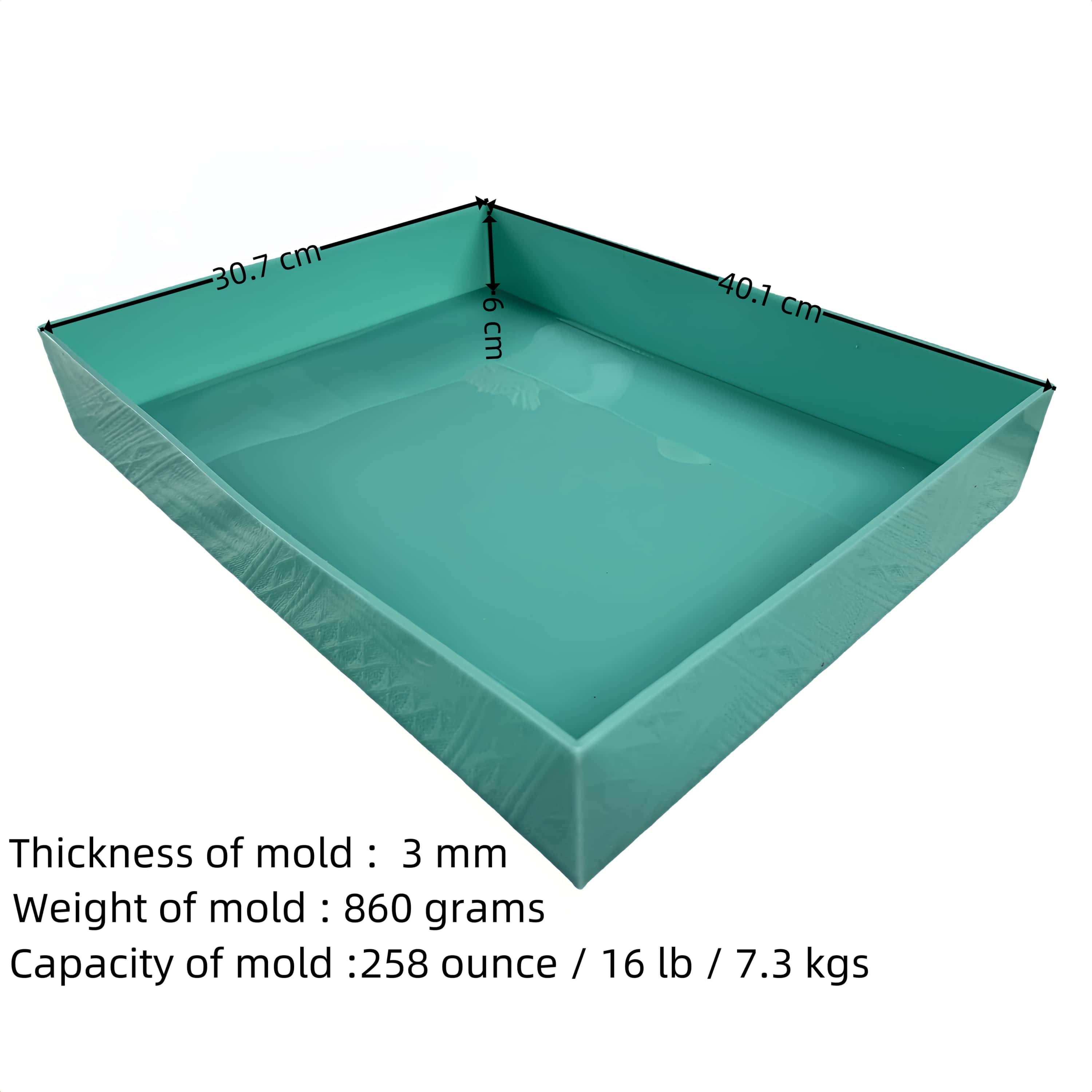 258 ออนซ์ซิลิโคน Slab แม่พิมพ์ - Soap Making Store บทวิจารณ์และราคา