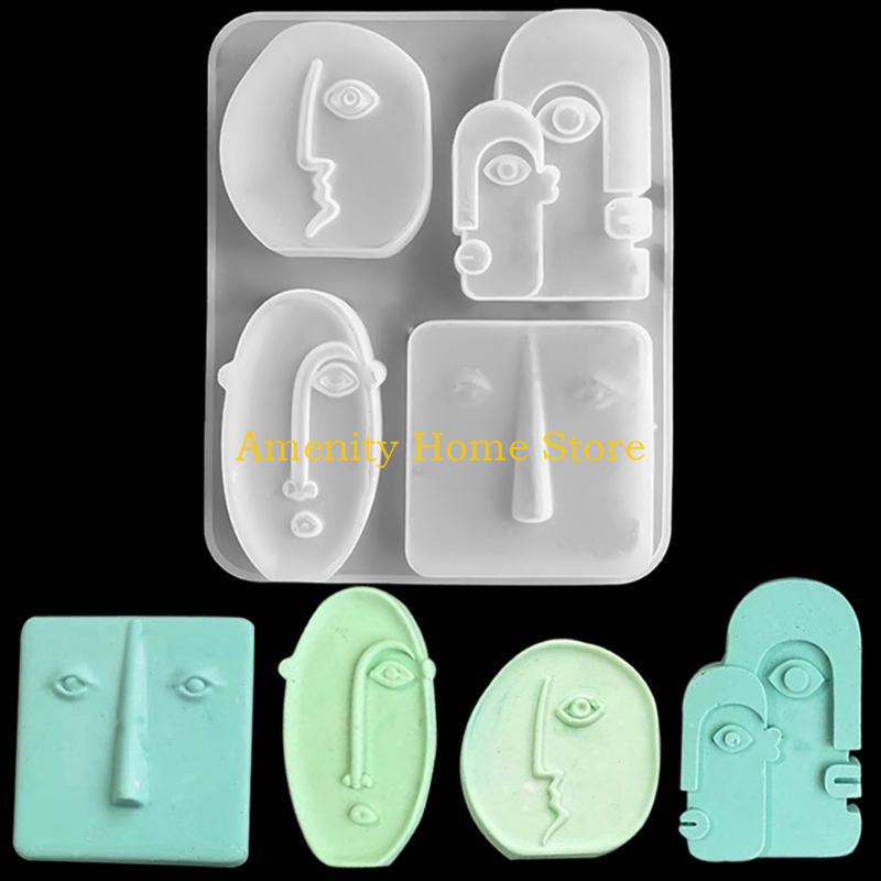 F26C 3D ใบหน้ามนุษย์เทียนแม่พิ - Soap Making Homemade บทวิจารณ์และราคา