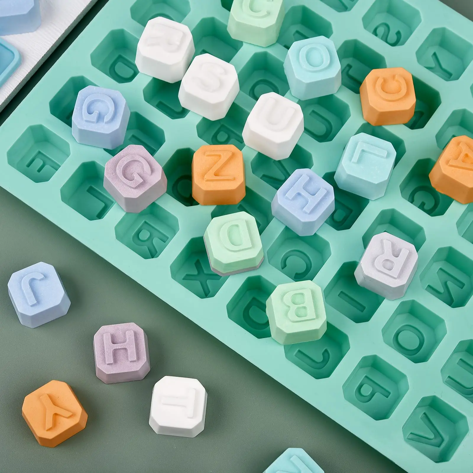 48 ตัวอักษร Enghish ตัวอักษรตั - Natural Making Soap บทวิจารณ์และราคา