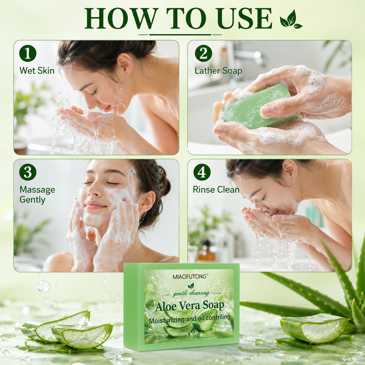 สบู่น้ำมันหอมระเหยอโลเวร่า 4 อ - Castor Oil Soap บทวิจารณ์และราคา