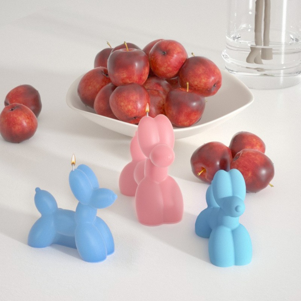 การ์ตูนมินิบอลลูนลูกสุนัขเทียน - Soap Making Gifts บทวิจารณ์และราคา