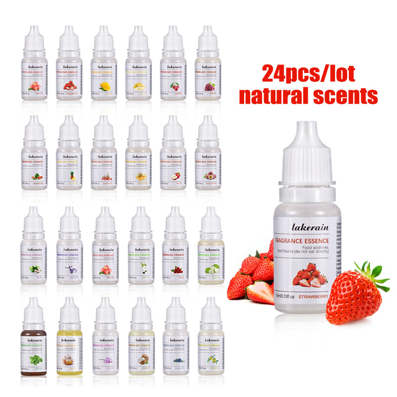 24Pcs กลิ่นรสธรรมชาติน้ำมันกลิ - Soap Making Using Soap Base บทวิจารณ์และราคา