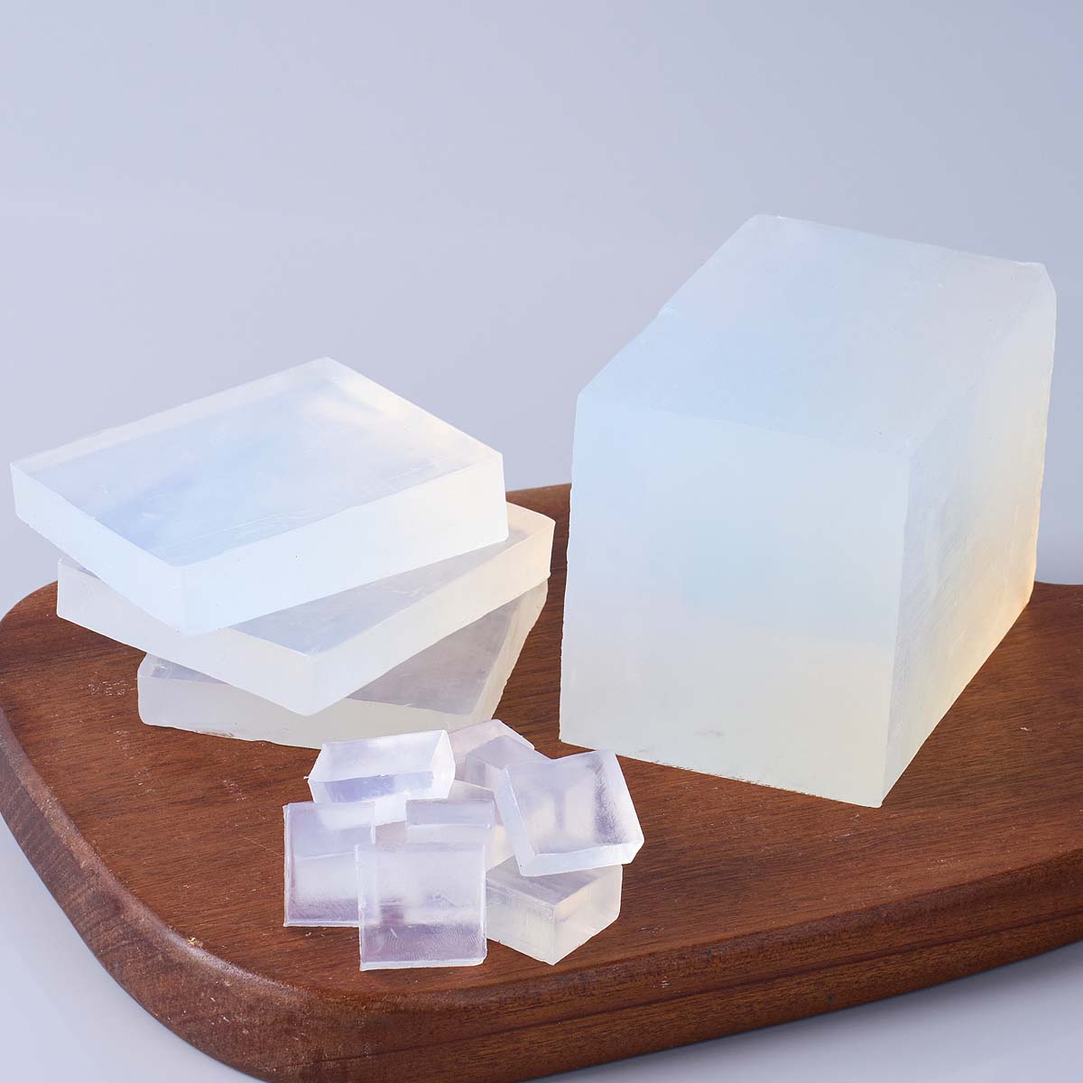 สบู่กลีเซอรีนใสสีขาว 1000 กรัม - Soap Making Glycerin Base บทวิจารณ์และราคา